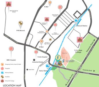 Project Image of 768.0 - 1168.11 Sq.ft 2 BHK Apartment for buy in Neelam Senroofs Phase III