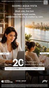 Project Image of 498.0 - 974.36 Sq.ft 1 BHK Apartment for buy in Godrej Aqua Vista