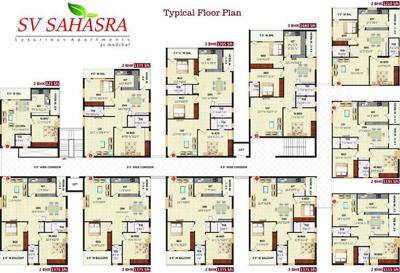 Project Image of 825.0 - 1705.0 Sq.ft 1 BHK Apartment for buy in S V Sahasra