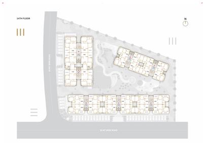 Project Image of 529.48 - 884.9 Sq.ft 2 BHK Apartment for buy in MBA Om Height