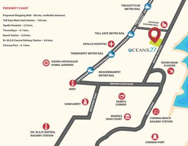 Project Image of 1120.0 - 1685.0 Sq.ft 2 BHK Apartment for buy in Voora Oceans 27
