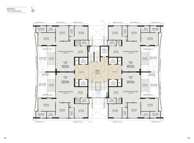 Project Image of 1363.68 - 3033.27 Sq.ft 3 BHK Apartment for buy in The Sparkle