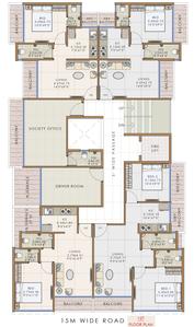 Hezal And Navya Shiv Ganesh Shiv Ganesh Cluster Plan for 1st Floor 1