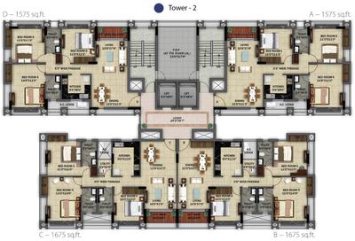 Project Image of 1410.0 - 2245.0 Sq.ft 2.5 BHK Apartment for buy in Orbit Ashwa