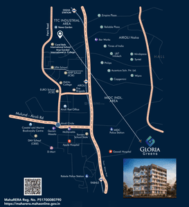Project Image of 362.42 - 569.84 Sq.ft 1 BHK Apartment for buy in Gloria Greens