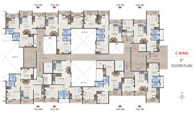 Project Image of 0.0 - 901.0 Sq.ft 2 BHK Apartment for buy in Mangalmurti Residency