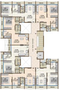 Project Image of 198.06 - 296.87 Sq.ft 1 RK Apartment for buy in RK Vaishnavi Residency