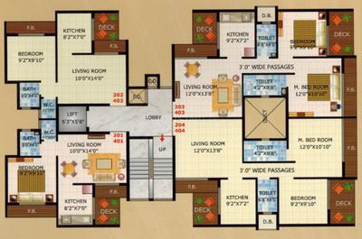Project Image of 980 Sq.ft 2 BHK Apartment / Flat for sale in Ulwe for Rs. 8500000