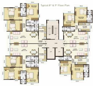 Project Image of 686.0 - 1420.0 Sq.ft 2 BHK Apartment for buy in Kamala Nav Natraj