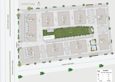 Project Image of 625.06 - 873.6 Sq.ft 2 BHK Apartment for buy in Sahjanand Tulsi Glorious