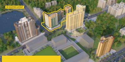 Project Image of 478.0 - 489.0 Sq.ft 2 BHK Apartment for buy in Anant Metropolis Aquaris Phase 2
