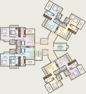 Project Image of 411.0 - 636.0 Sq.ft 1 BHK Apartment for buy in Charms Heights Phase I B1 And B4
