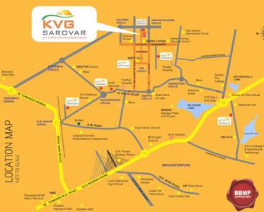 Project Image of 1179.0 - 1359.0 Sq.ft 2 BHK Apartment for buy in KVG Sarovar