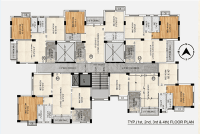 Project Image of 531.74 - 693.3 Sq.ft 2 BHK Apartment for buy in Rajwada Boulevard