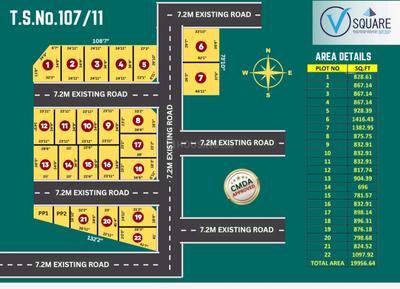 Project Image of 500.0 - 1416.43 Sq.ft Residential Plot Plot for buy in V Square Sumangali Garden Phase 4