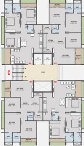 Project Image of 847.44 - 867.46 Sq.ft 3 BHK Apartment for buy in BT Siddhi Life Style