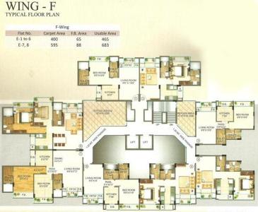 Project Image of 650.0 - 927.0 Sq.ft 1 BHK Apartment for buy in Morya Realtors Mandar Avenue F II