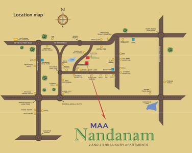Project Image of 1113.0 - 1497.0 Sq.ft 2 BHK Apartment for buy in Maa Nandanam Apartments