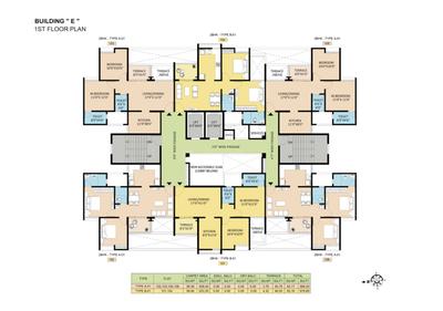 Project Image of 663.0 - 681.0 Sq.ft 2 BHK Apartment for buy in Rama Fusion Towers Phase III
