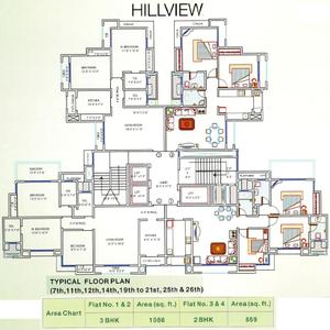 Project Image of 715 Sq.ft 2 BHK Apartment / Flat for sale in Thane West for Rs. 9500000