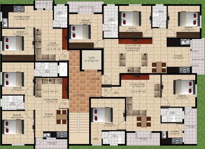 Project Image of 535.0 - 1190.0 Sq.ft 1 BHK Apartment for buy in Prabhavathi Radiance
