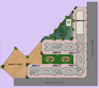 Project Image of 392.02 - 607.19 Sq.ft 1 BHK Apartment for buy in HDIL Galaxy Apartments CDF Wings