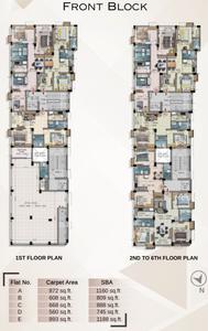 Project Image of 524.0 - 1188.0 Sq.ft 1 BHK Apartment for buy in Balaji Azure