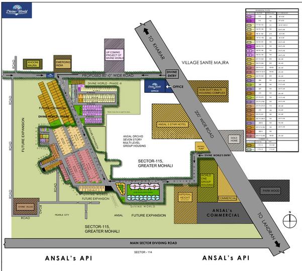 Divine Residential Plots Images for Site Plan of Divine Residential Plots 1