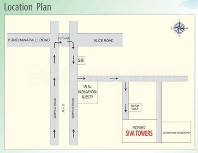 Project Image of 1247.97 - 2053.0 Sq.ft 2 BHK Apartment for buy in Sri Siva Towers