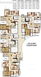 Project Image of 1071.0 - 1464.0 Sq.ft 3 BHK Apartment for buy in Mittal 24 Carats