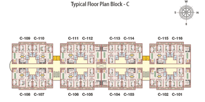 Project Image of 1325.0 - 1328.0 Sq.ft 3 BHK Apartment for buy in Geet Skyville