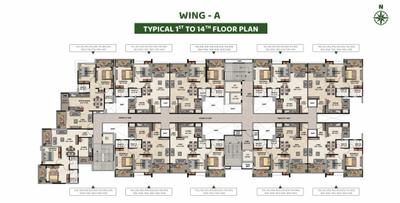 Project Image of 793.4 - 798.35 Sq.ft 2 BHK Apartment for buy in Babar Classic Vista