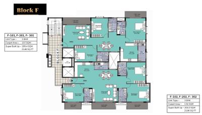 Project Image of 1541.0 - 3147.0 Sq.ft 2 BHK Apartment for buy in Esteem Kings Court Phase I