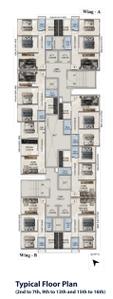 Project Image of 420.76 - 590.0 Sq.ft 1 BHK Apartment for buy in Srushtiraj Tower