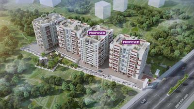Project Image of 507.0 - 572.0 Sq.ft 2 BHK Apartment for buy in Lunkad Amrutdhara B Building