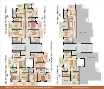 Project Image of 1058.0 - 1123.0 Sq.ft 2 BHK Apartment for buy in Asian Constructions Bay View Apartments