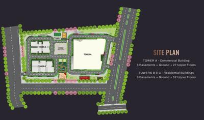 Project Image of 3765.0 - 4205.0 Sq.ft 4 BHK Apartment for buy in R ONE Diamond Towers