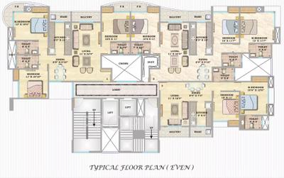 Project Image of 705.0 - 1089.0 Sq.ft 2 BHK Apartment for buy in Hubtown Siddhi