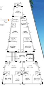 Project Image of 343.26 - 492.23 Sq.ft 1.5 BHK Apartment for buy in Jay Panchnath Heights