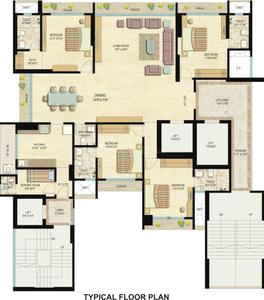 Project Image of 1610.0 - 3350.0 Sq.ft 4 BHK Apartment for buy in Ekta Invictus