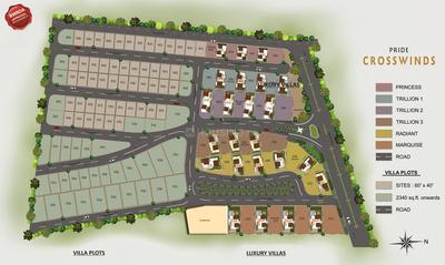 Project Image of 2400.0 - 5314.0 Sq.ft Residential Plot Plot for buy in Pride Crosswinds Villa Plots