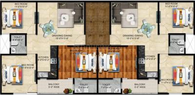 Project Image of 855.0 - 1325.0 Sq.ft 2 BHK Apartment for buy in Palm Pristine Greens