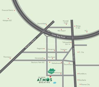 Project Image of 5445.0 - 11700.0 Sq.ft Residential Plot Plot for buy in CK Atmos Breathe