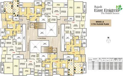 Project Image of 331.0 - 847.0 Sq.ft 1 BHK Apartment for buy in Rajesh East Enigma