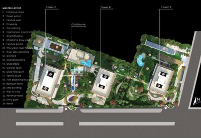 Project Image of 1534.0 - 1624.0 Sq.ft 3 BHK Apartment for buy in Mahindra Luminare Phase 2