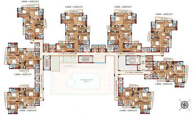 Project Image of 2484.21 - 6301.14 Sq.ft 3 BHK Apartment for buy in Ekana Ontario R3
