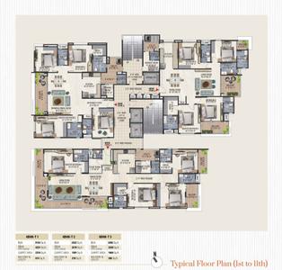 Project Image of 1969.0 - 2310.0 Sq.ft 4 BHK Apartment for buy in K G The Residence