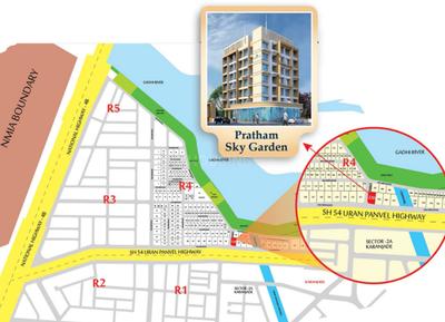 Project Image of 0.0 - 202.0 Sq.ft 1 BHK Apartment for buy in Pratham Sky Garden