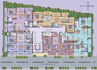 Project Image of 0.0 - 1335.0 Sq.ft 2 BHK Apartment for buy in Vellara Palmyra