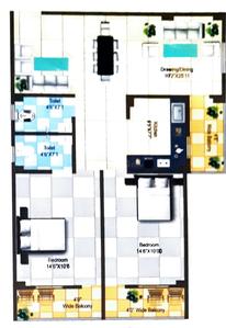 Project Image of 5721.45 - 8162.49 Sq.ft 2 BHK Apartment for buy in Aarthik Shri Sai Village